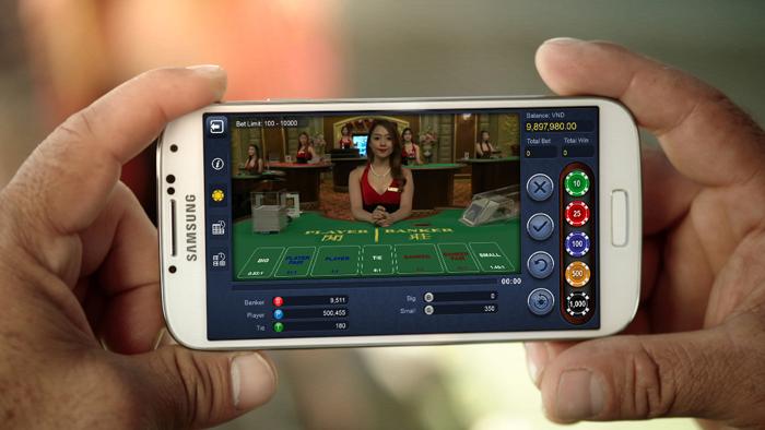 Live Casino på mobilen.